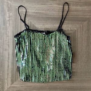 NWT Glamorous Sequin Cami
